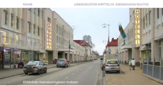 Raahen kaupungin kaavoitussuunnitelma vuodelta 2004.