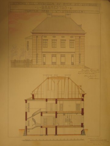 V&auml;ritetyt alkuper&auml;iset piirustukset.