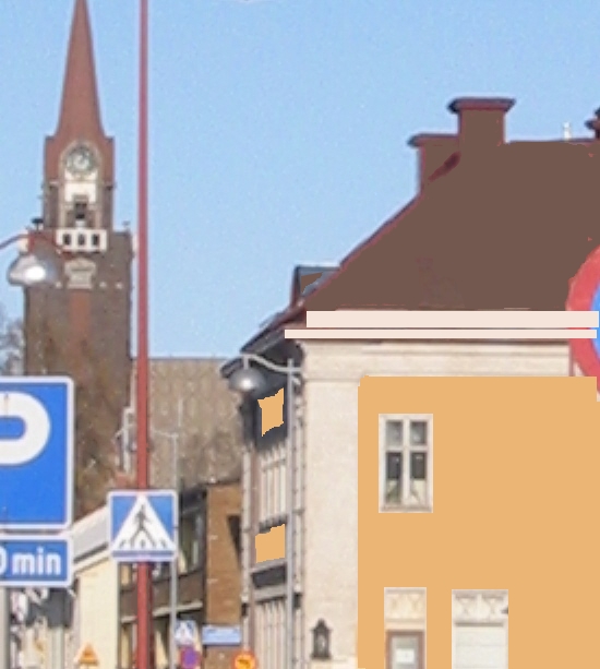 sein&auml; ja katto digitaalisesti maalattuina