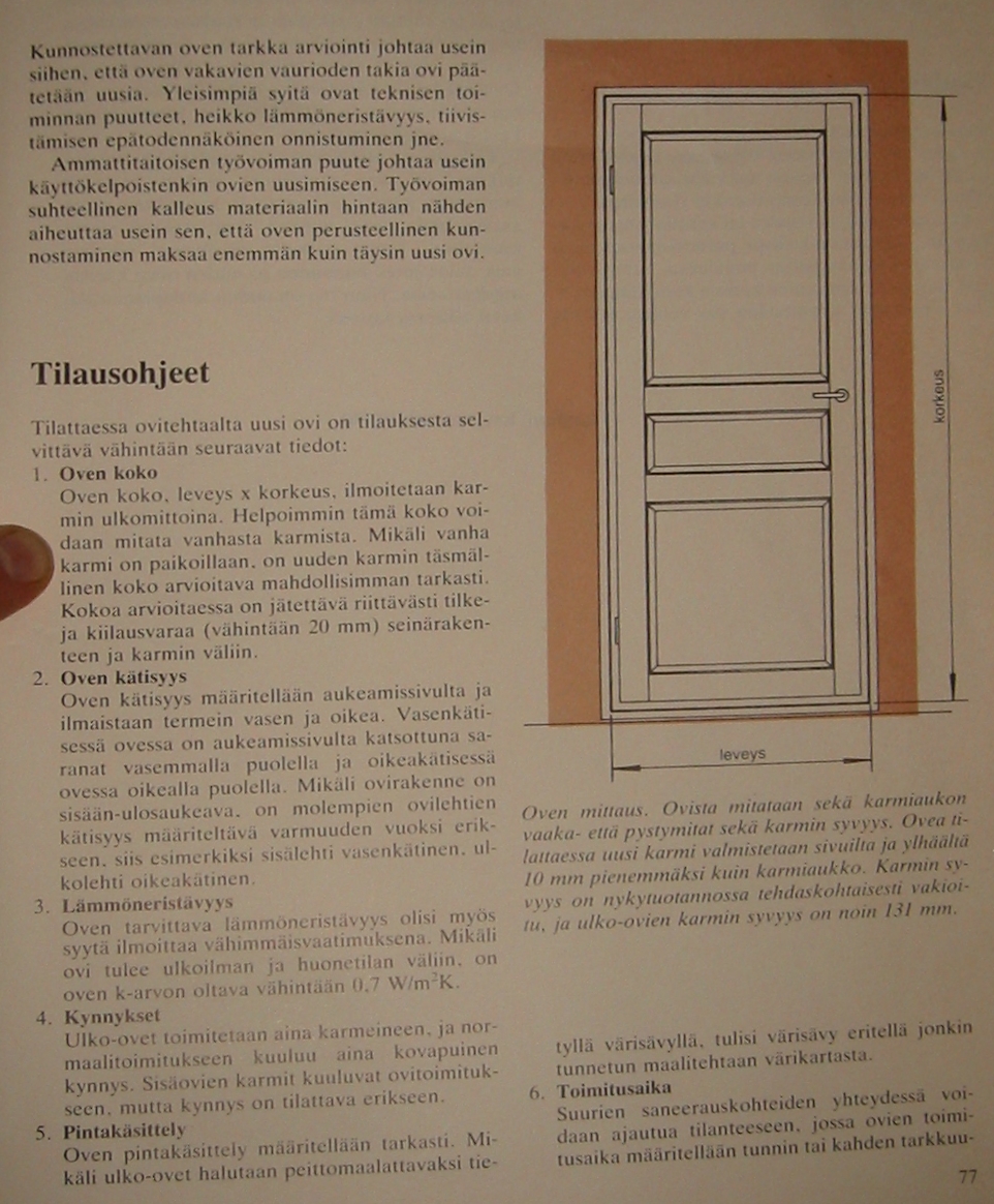 oven uusiminen